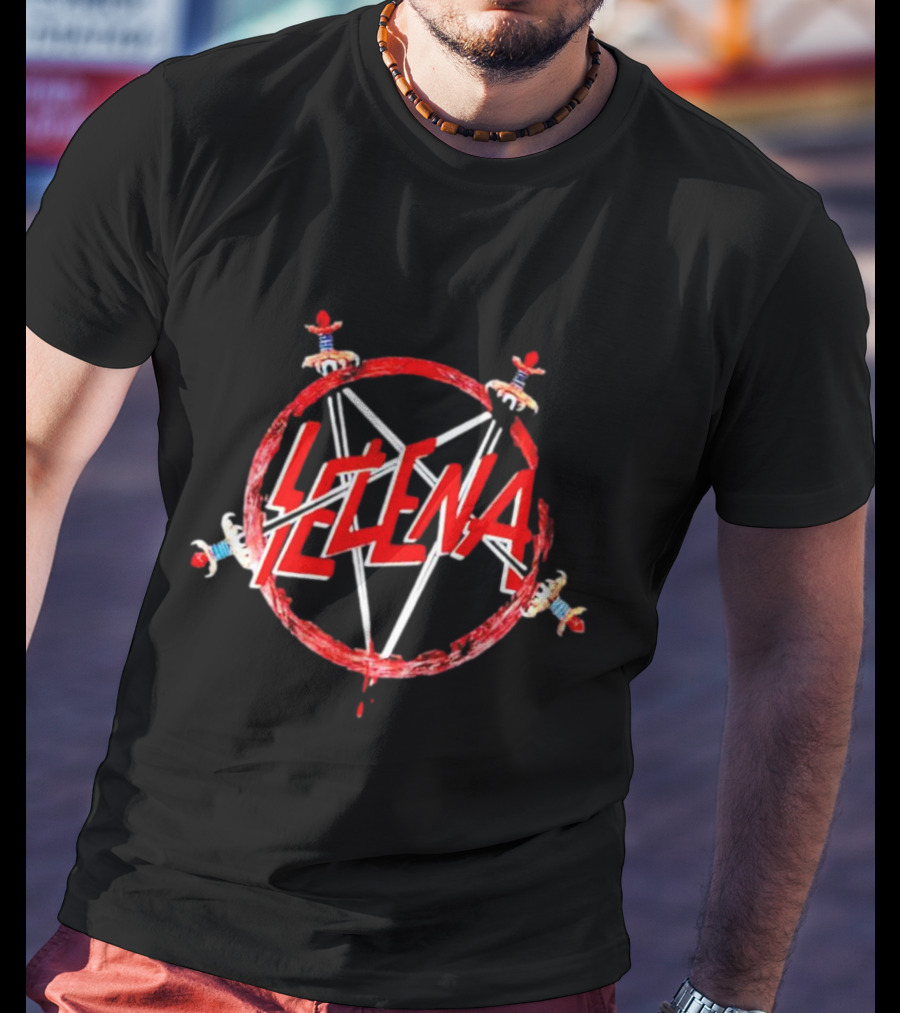 Amor Prohibido Selena Slayer Pentagram Swords T-Shirt