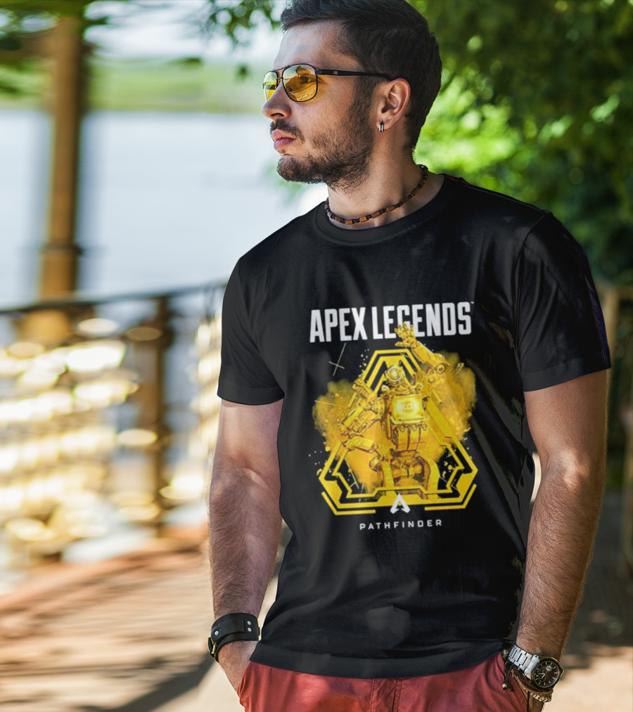 Apex Legends Pathfinder Yellow Tech T-Shirt