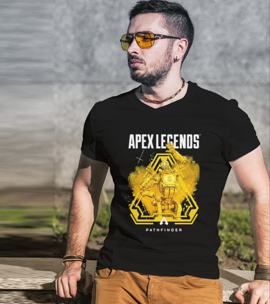 Apex Legends Pathfinder Yellow Tech T-Shirt