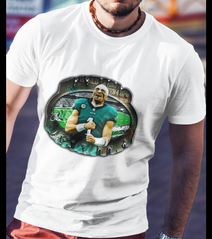 Marino Infantry Jalen Hurts Philadelphia Eagles Jersey Football Stadium T-Shirt