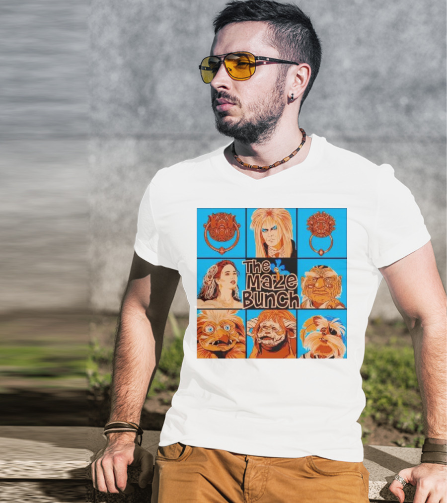 The Maze Bunch Labyrinth Tribute Icons T-Shirt