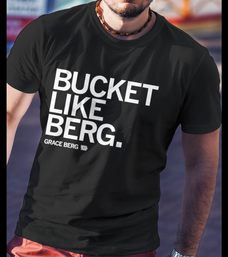 Bucket Like Berg Grace Berg Drake Bulldogs 43 T-Shirt