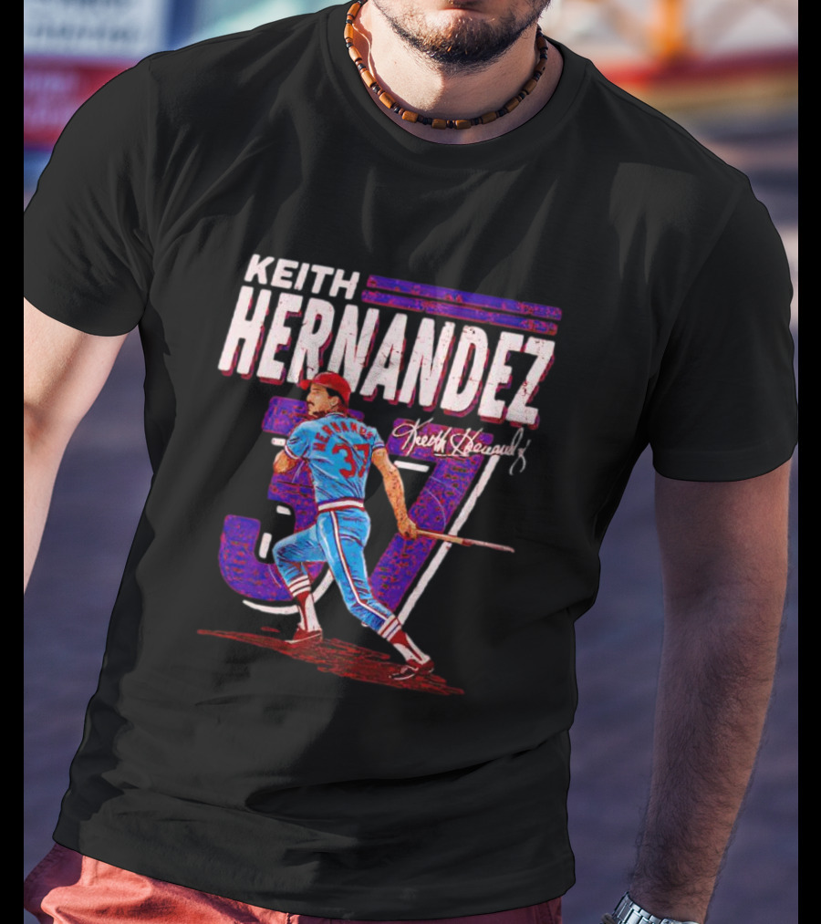 Keith Hernandez 37 Baseball Signature T-Shirt