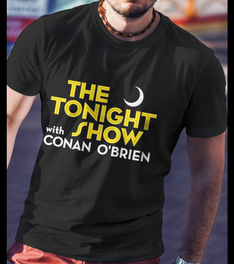 The Tonight Show With Conan O'Brien Classic Crescent Moon T-Shirt