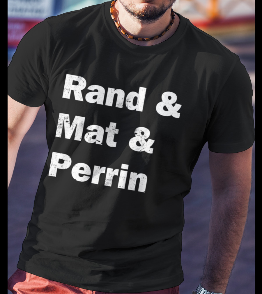 Rand And Mat And Perrin Wheel Of Time Characters T-Shirt