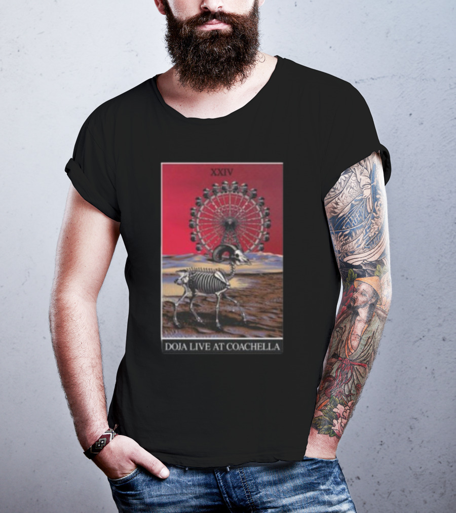 XXIV Doja Live At Coachella Tarot Card T-Shirt