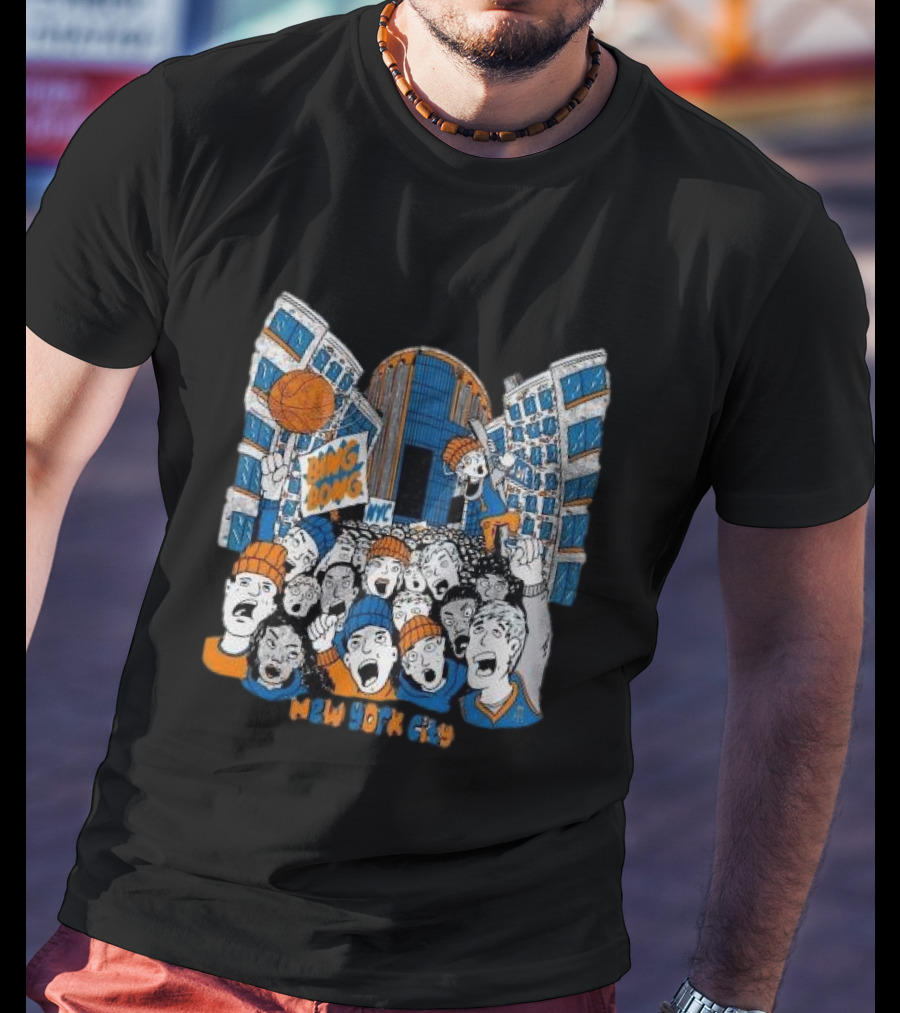 New York City Basketball NYC Knicks Fans Bing Bong T-Shirt