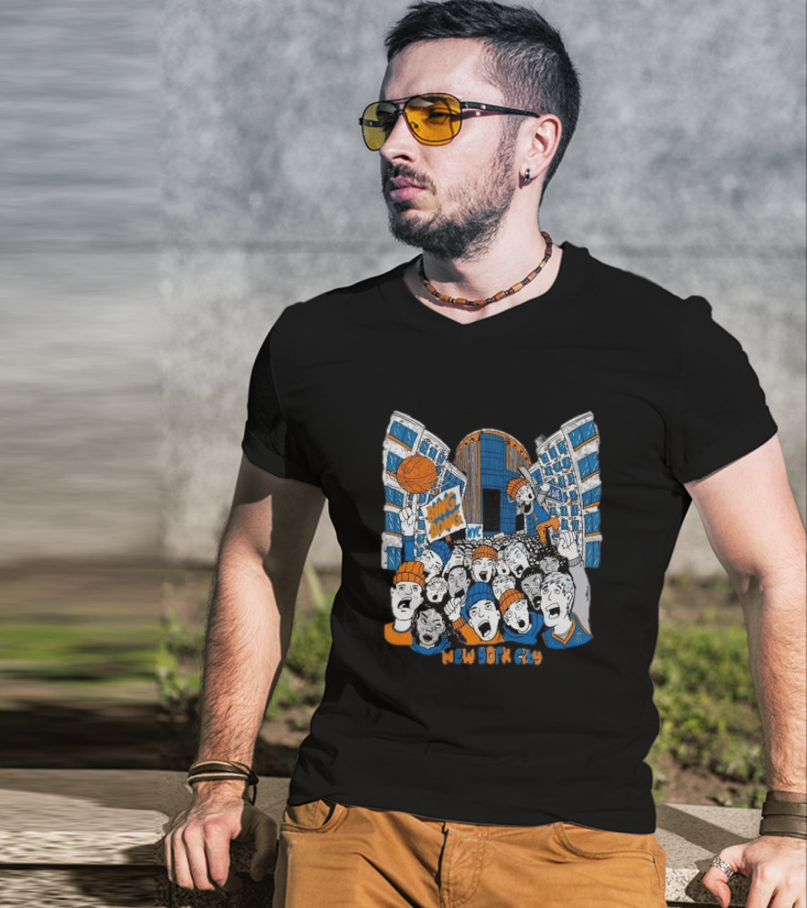 New York City Basketball NYC Knicks Fans Bing Bong T-Shirt