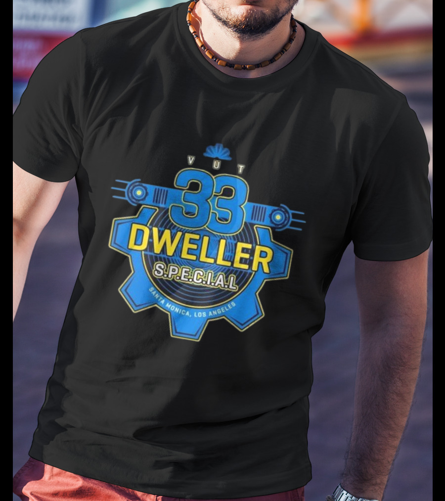 Vault 33 Dweller S.P.E.C.I.A.L. Santa Monica Los Angeles Fallout TV T-Shirt