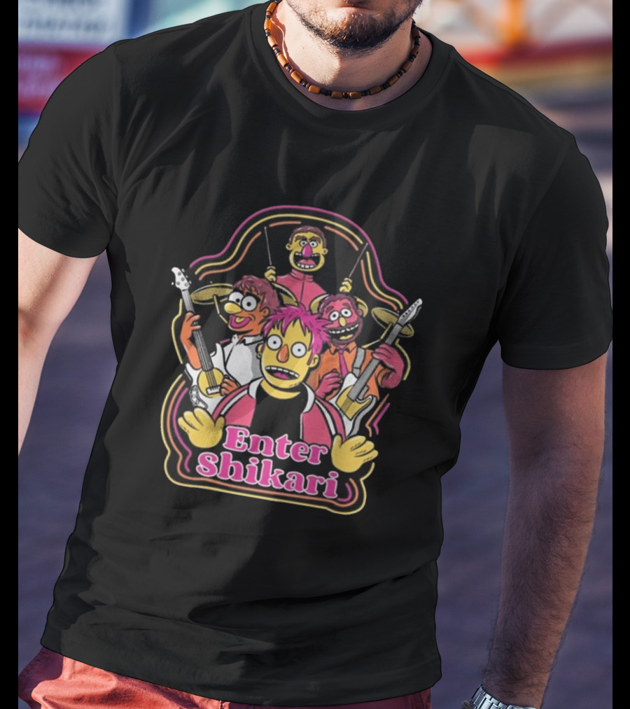Enter Shikari Band Cartoon T-Shirt