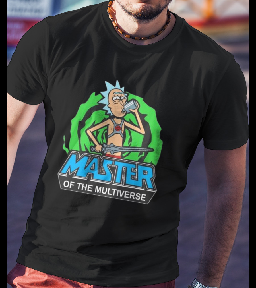 Rick And Morty Master Of The Multiverse Drinking Sword Portal Adventure T-Shirt