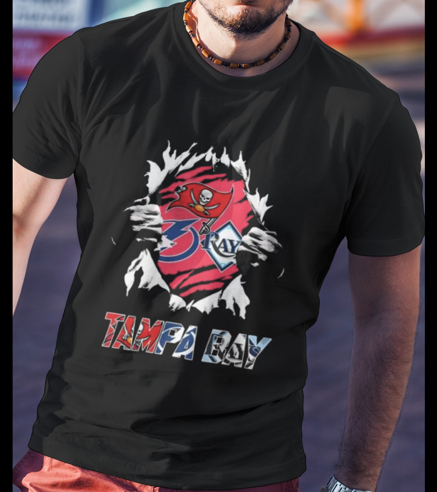 Tampa Bay Buccaneers Lightning Rays Original Blood Inside Me T-Shirt