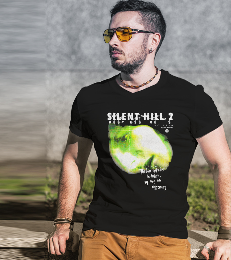Silent Hill 2 Restless Dreams The Door That Wakes In Darkness Opens Into Nightmares T-Shirt