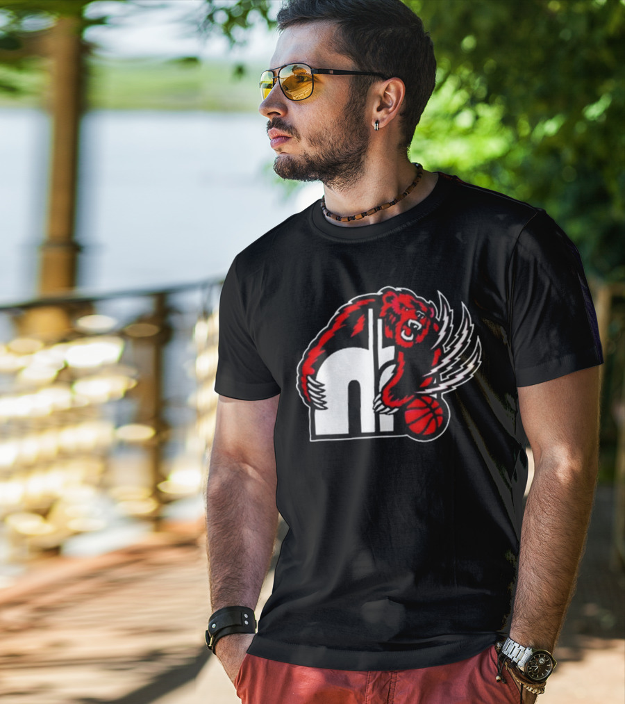 Konchjitty55 Hustle Bear Claw Basketball T-Shirt