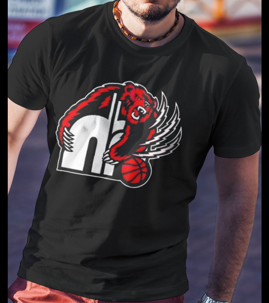 Konchjitty55 Hustle Bear Claw Basketball T-Shirt