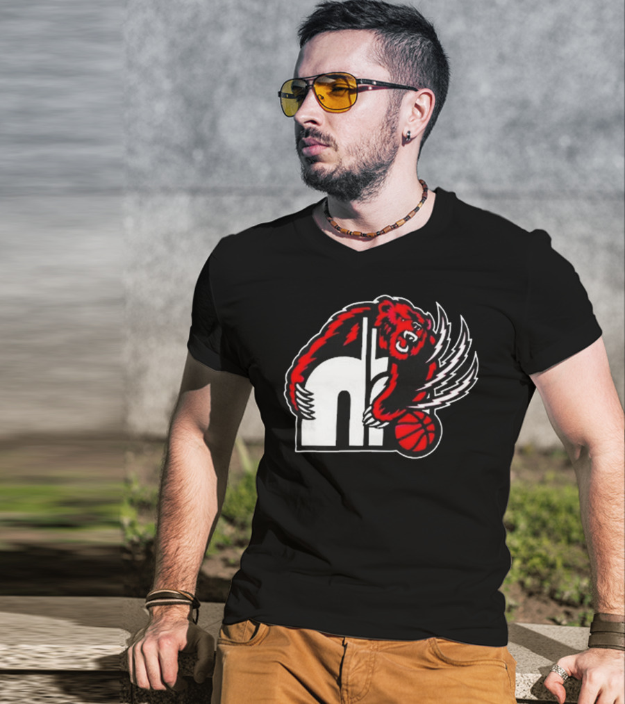Konchjitty55 Hustle Bear Claw Basketball T-Shirt