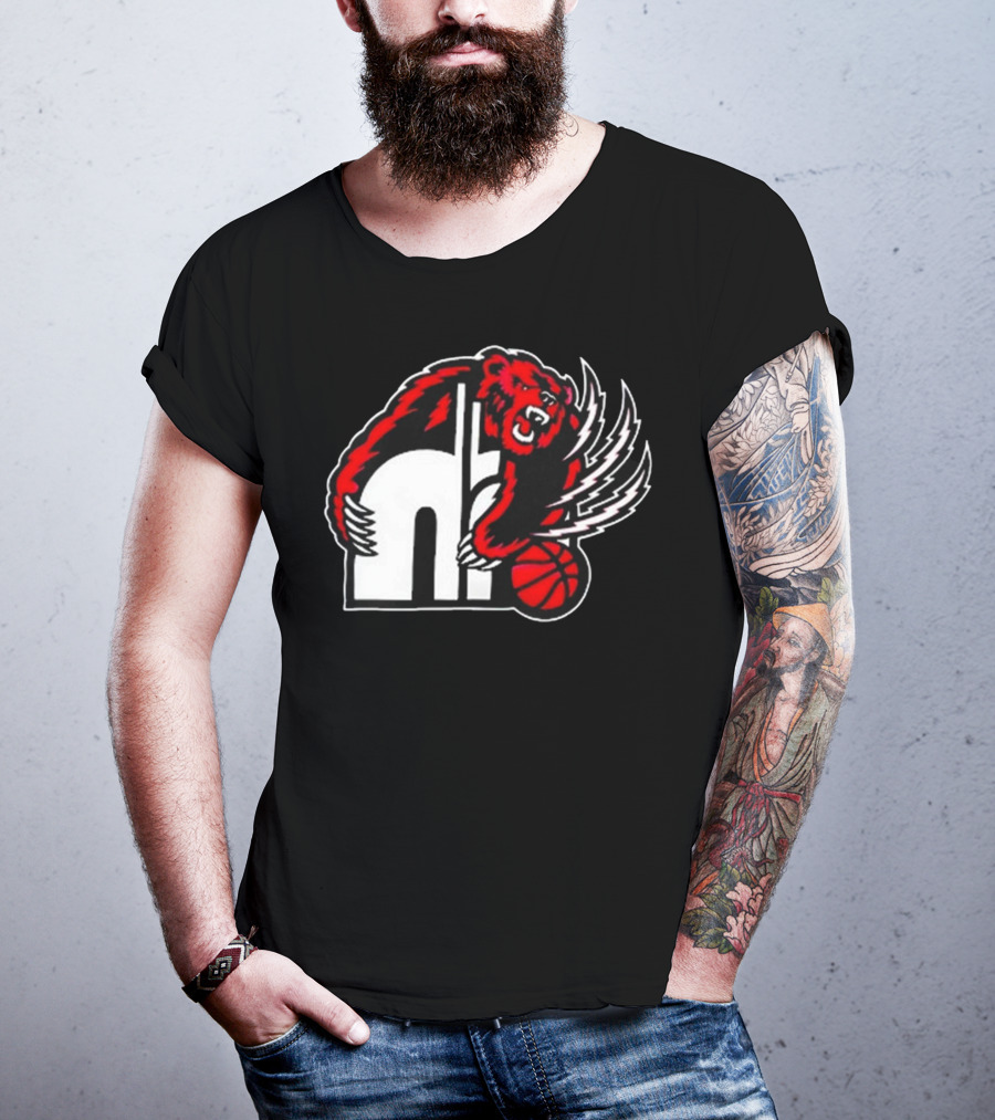 Konchjitty55 Hustle Bear Claw Basketball T-Shirt