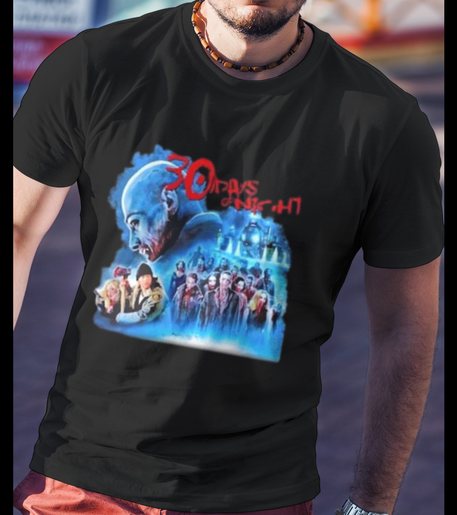 30 Days Of Night Fight Zombies Vampire Movie Scene T-Shirt