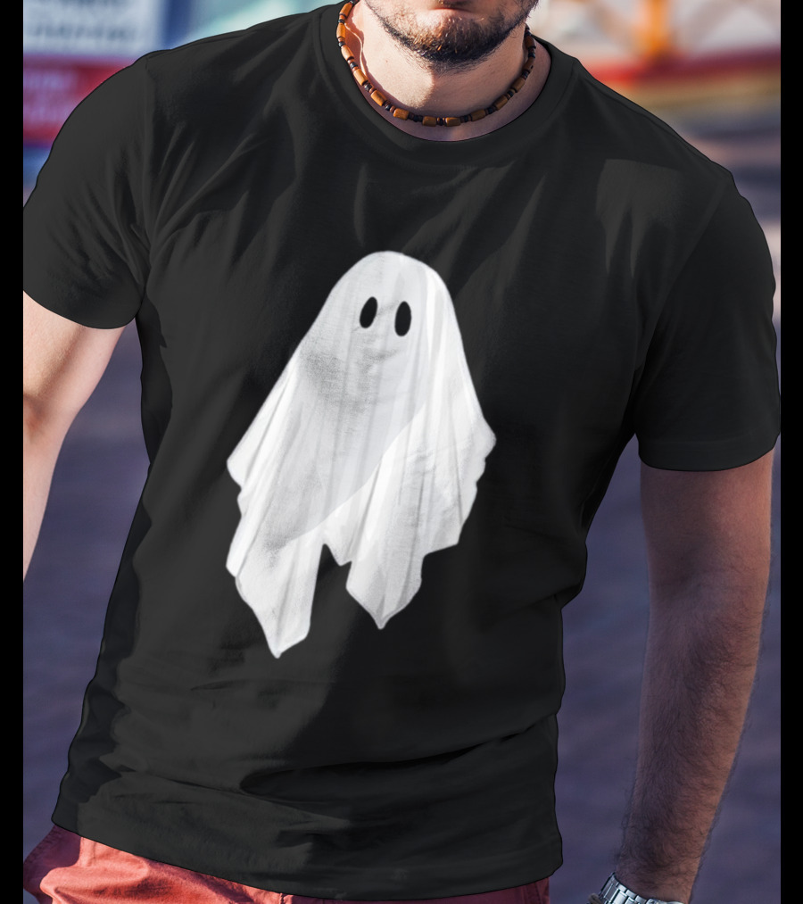Adam Berry Glow-In-The-Dark Ghost White Sheet Specter T-Shirt