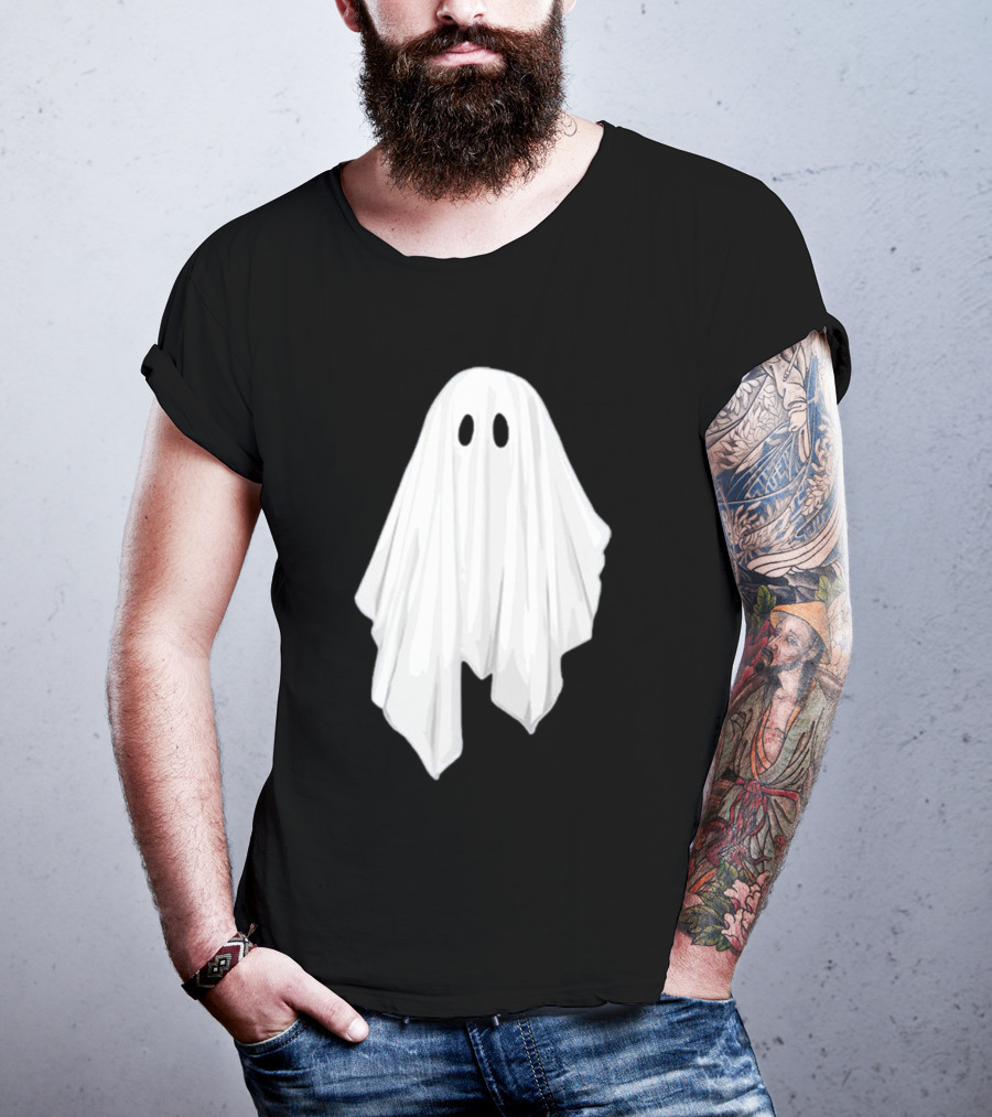 Adam Berry Glow-In-The-Dark Ghost White Sheet Specter T-Shirt