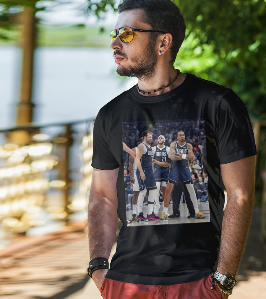 Daniel Gafford Luka Doncic PJ Washington Mavs I’m Standing On Business T-Shirt