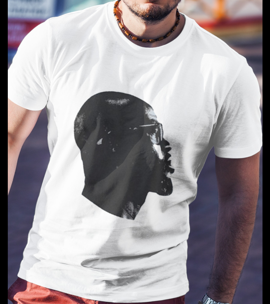 Black Coffee Black On Silhouette Profile T-Shirt