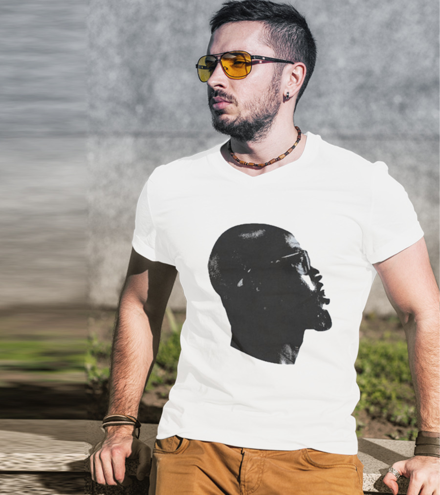 Black Coffee Black On Silhouette Profile T-Shirt