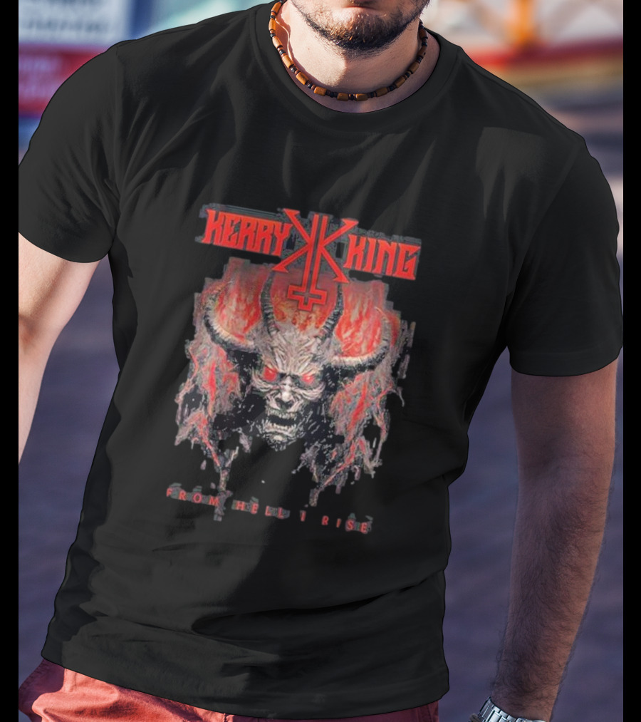 Kerry King From Hell I Rise Demon Head T-Shirt