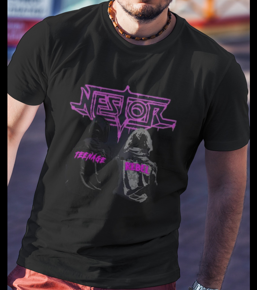 Nestor Teenage Rebel Duo In Hooded Jackets T-Shirt