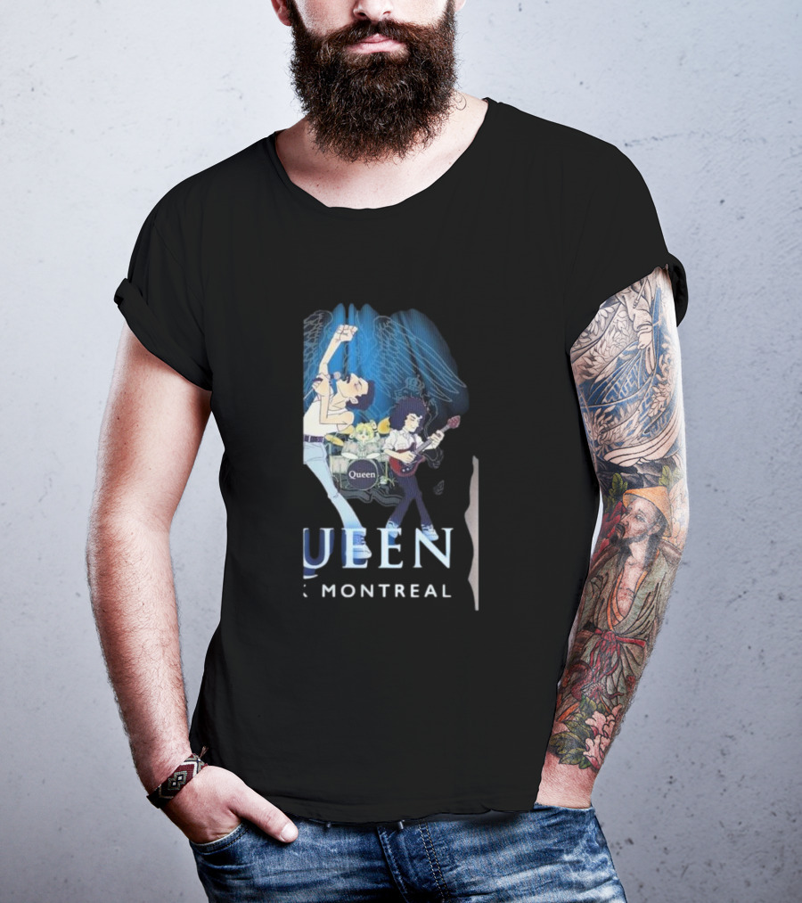 Queen Rock Montreal Animated Concert Scene T-Shirt