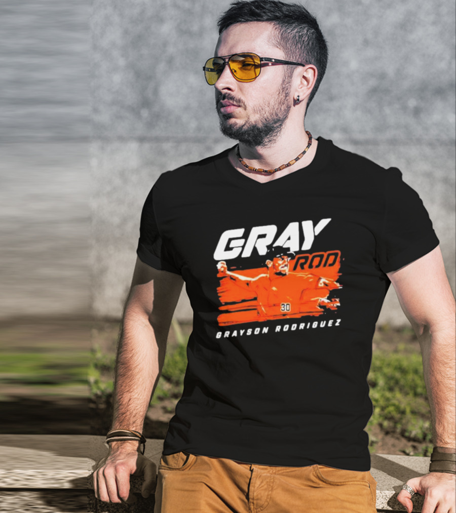 GRAY ROD Grayson Rodriguez Baltimore Orioles Baseball 30 T-Shirt