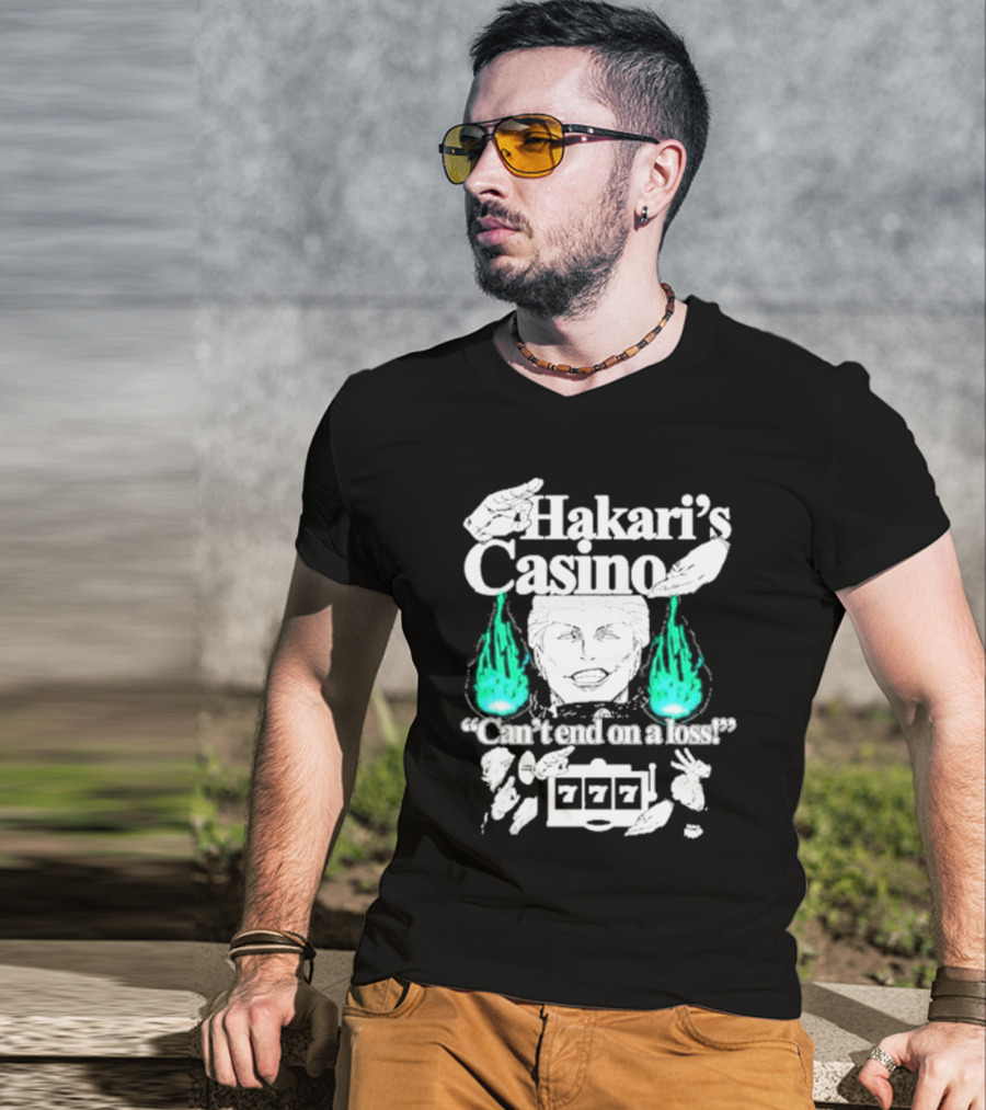 Hakari’s Casino Can't End On A Loss 777 Jackpot Win T-Shirt