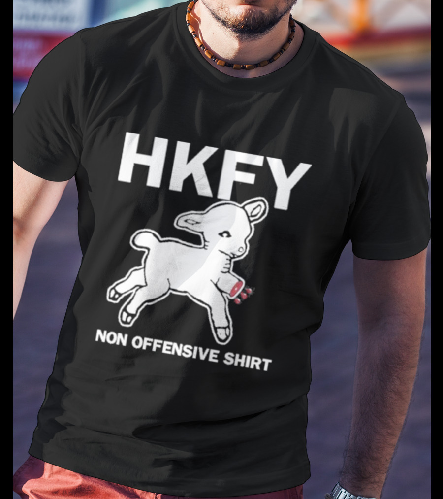 HKFY Non Offensive Shirt Cute Lamb With Sausages T-Shirt