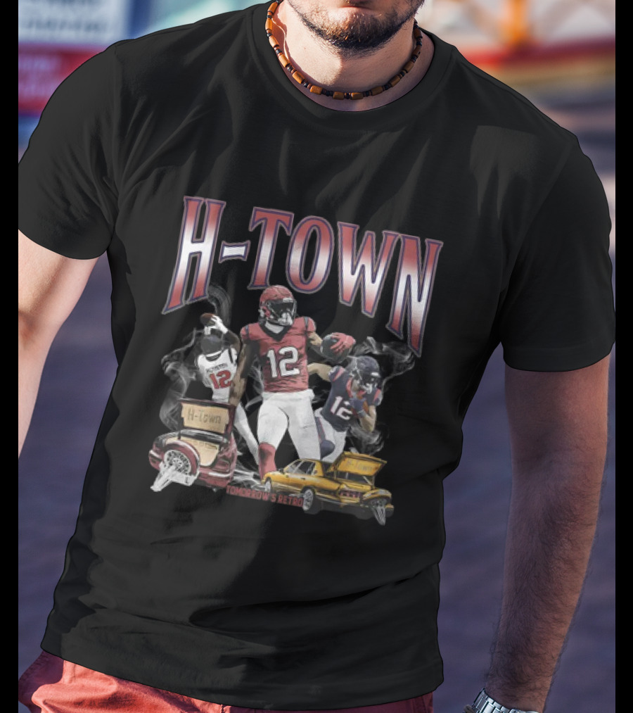 H-Town Houston Texans Nico Collins Tomorrow's Retro T-Shirt