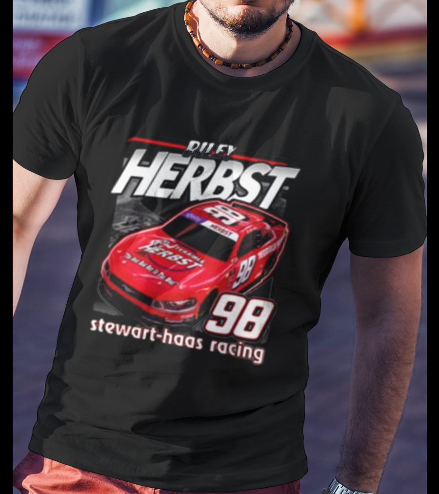 Riley Herbst 98 Stewart-Haas Racing Terrible Herbst Car T-Shirt