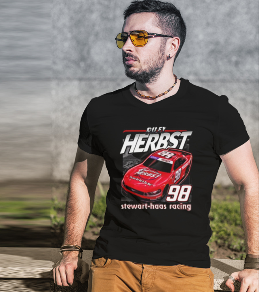 Riley Herbst 98 Stewart-Haas Racing Terrible Herbst Car T-Shirt