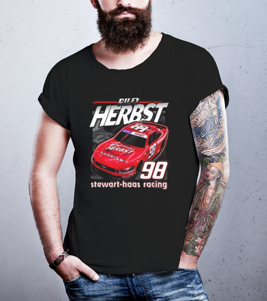 Riley Herbst 98 Stewart-Haas Racing Terrible Herbst Car T-Shirt