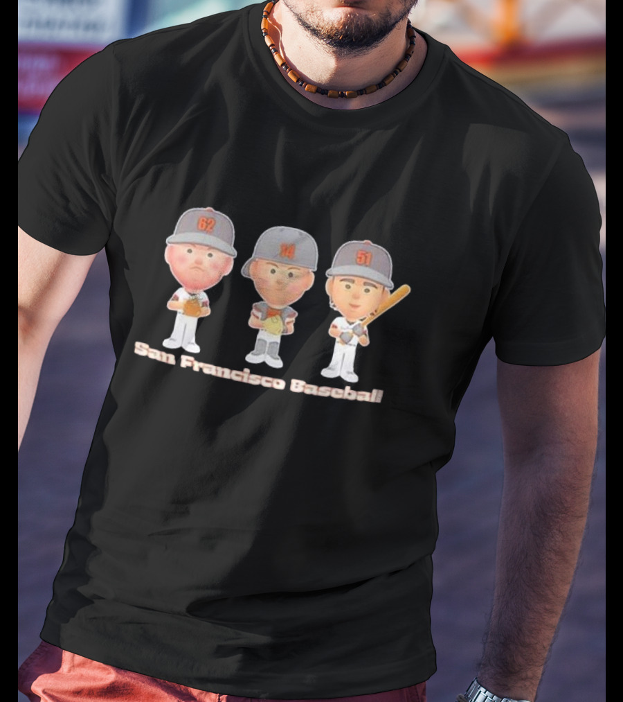 San Francisco Baseball Trio Mlbpa Players 62 14 51 T-Shirt