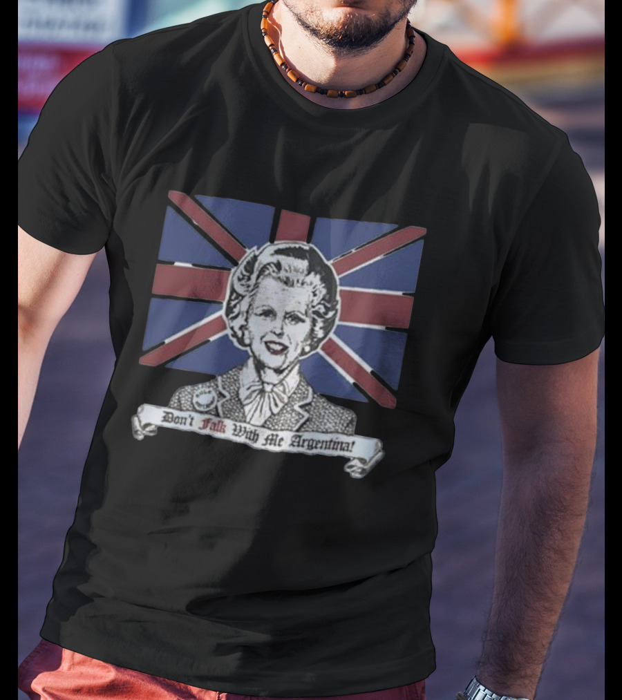 Don't Falk With Me Argentina Union Jack T-Shirt