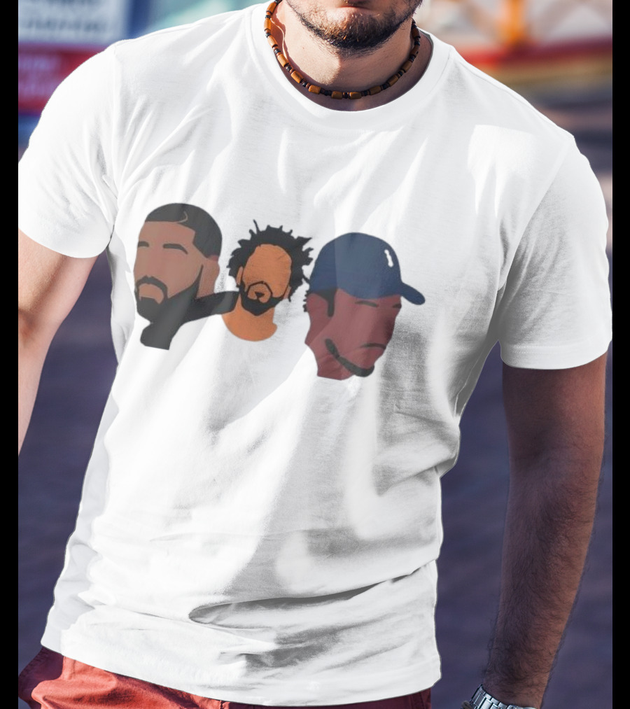 Drake J Cole Kendrick Lamar Retro Rapper Star T-Shirt