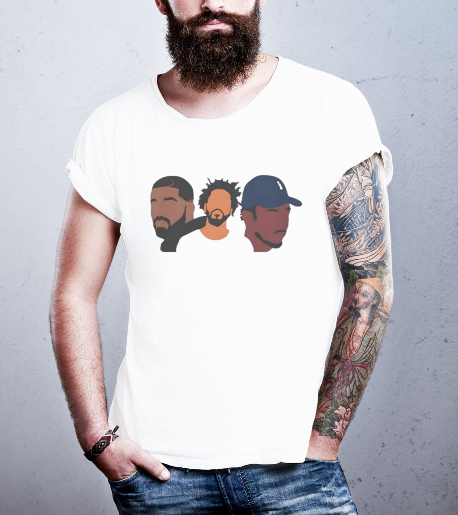 Drake J Cole Kendrick Lamar Retro Rapper Star T-Shirt