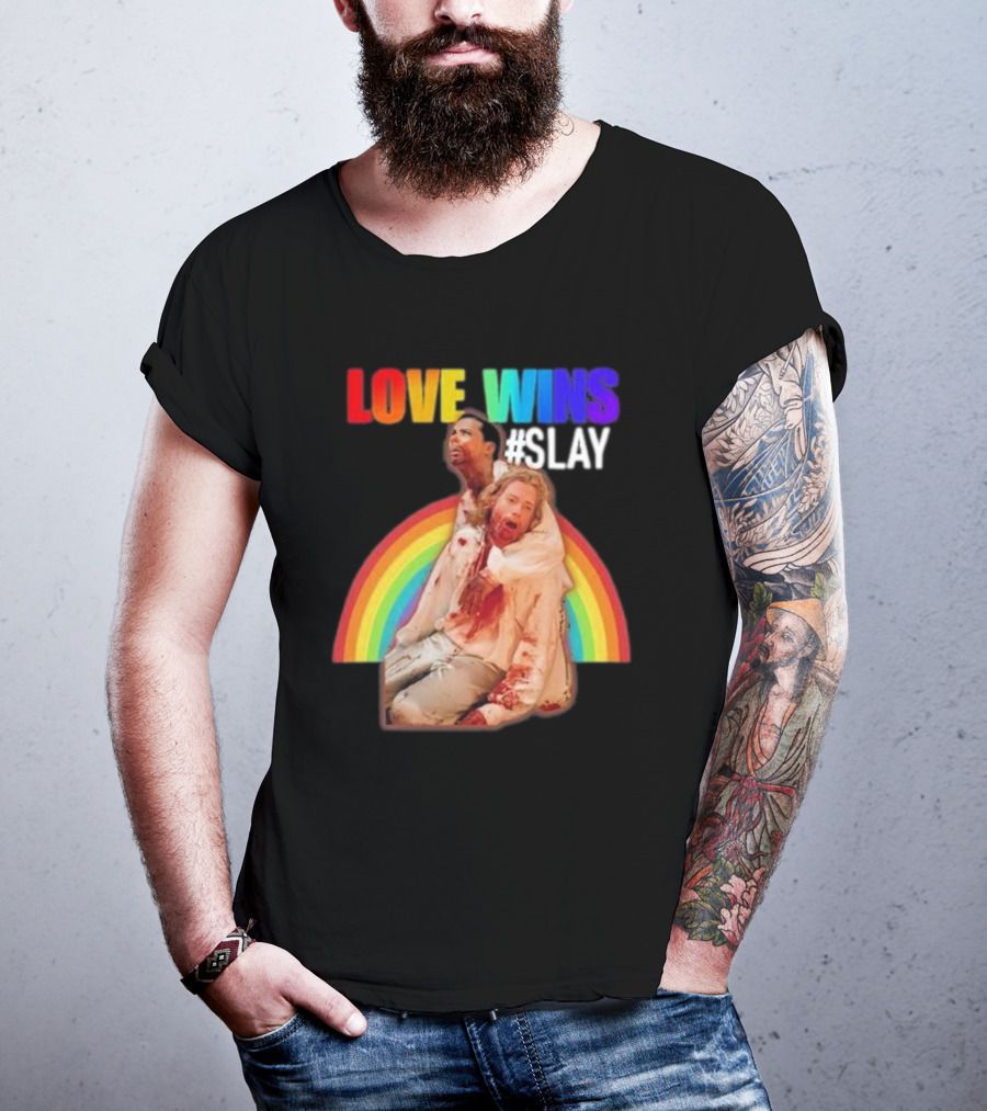 Cerpen Vampire Season 2 Love Wins #Slay Rainbow T-Shirt