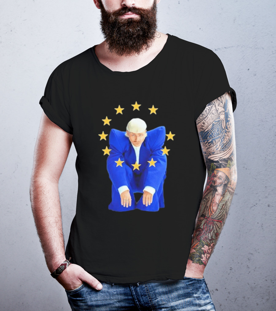 Justice For Joost Klein Blue Suit Stars European Unity T-Shirt