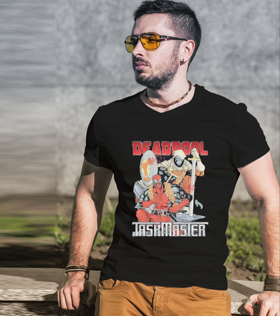 Deadpool Taskmaster Marvel Studio No More Jokes T-Shirt