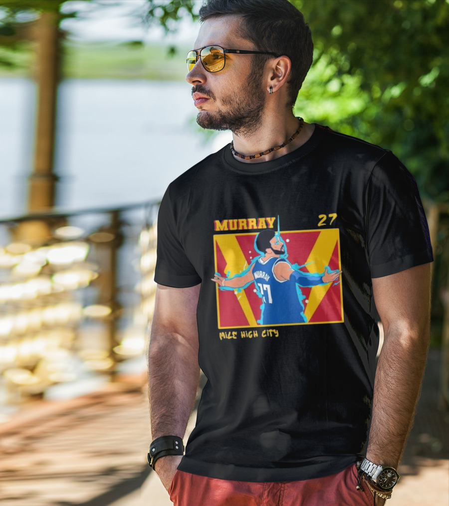 Jamal Murray 27 Mile High City Denver Nuggets NBA T-Shirt