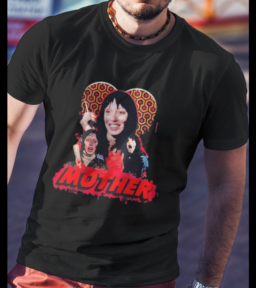 Wendy Torrance Mother Shining Overlook Hotel Pattern Mashup T-Shirt