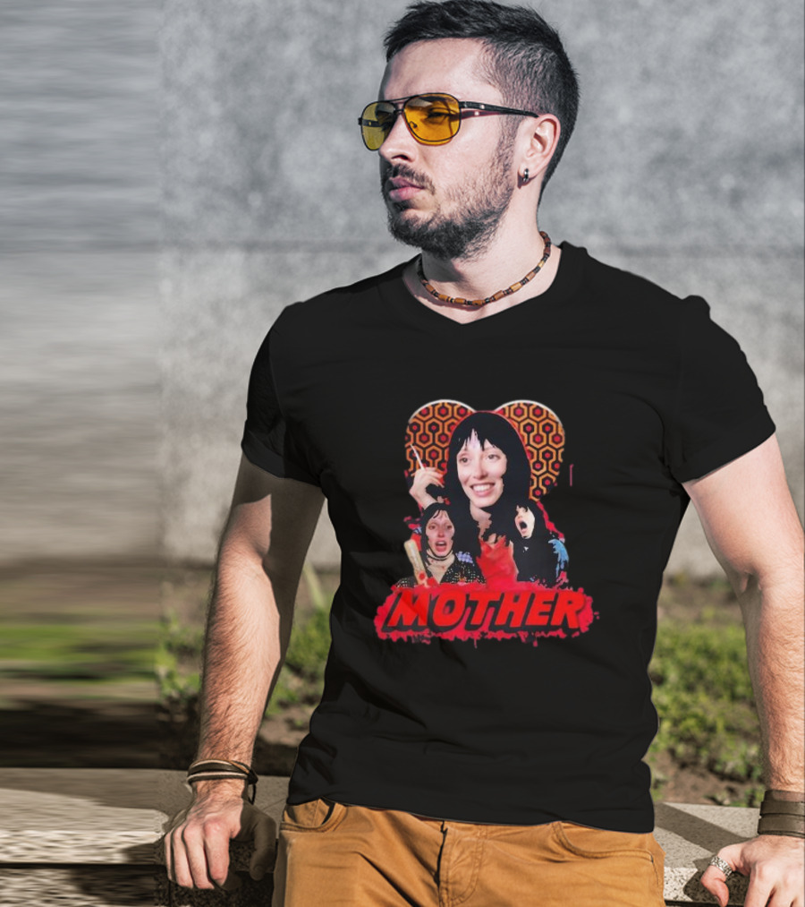 Wendy Torrance Mother Shining Overlook Hotel Pattern Mashup T-Shirt