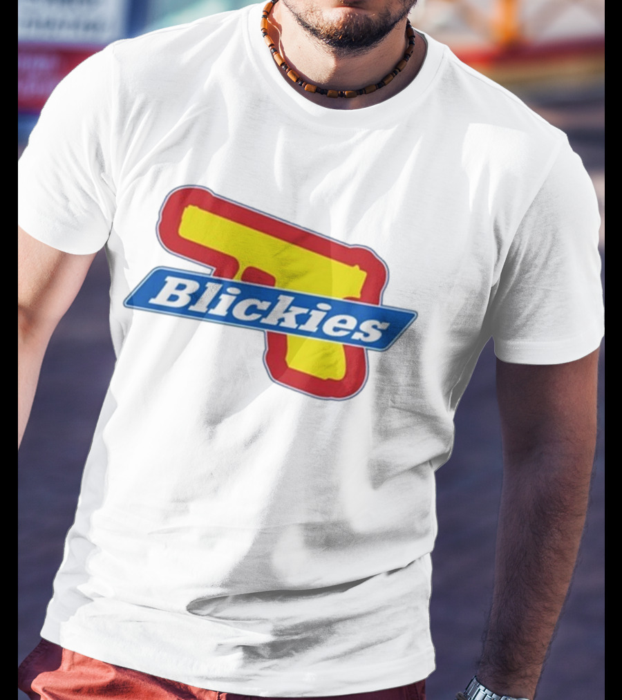 Blickies Gun Icon Logo 10Cellphones T-Shirt