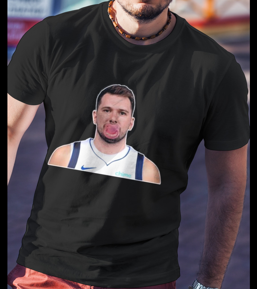 Luka Doncic Chime Soft Bodied Baby Bubblegum Jersey T-Shirt