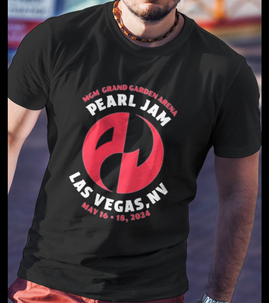 MGM Grand Garden Arena Pearl Jam Las Vegas NV May 16-18 T-Shirt